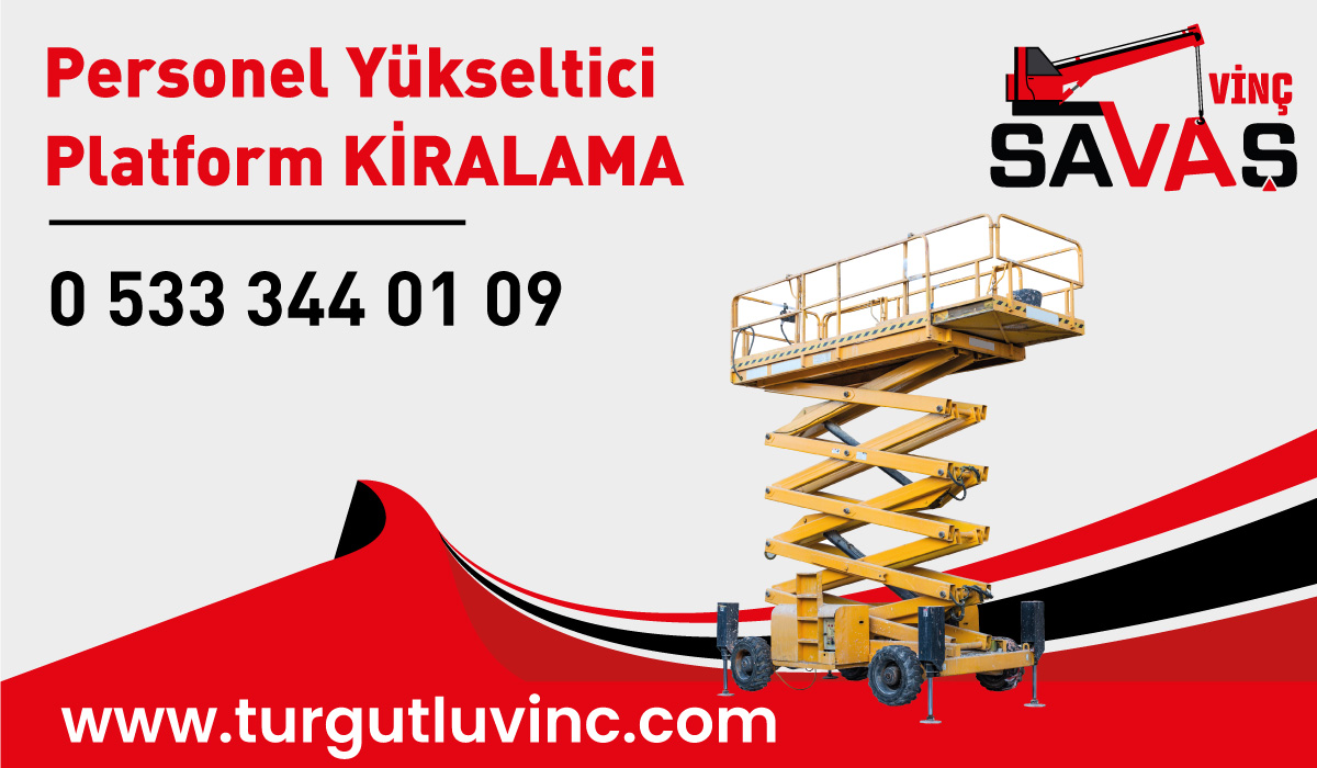 Personel Yükseltici Platform Kiralama